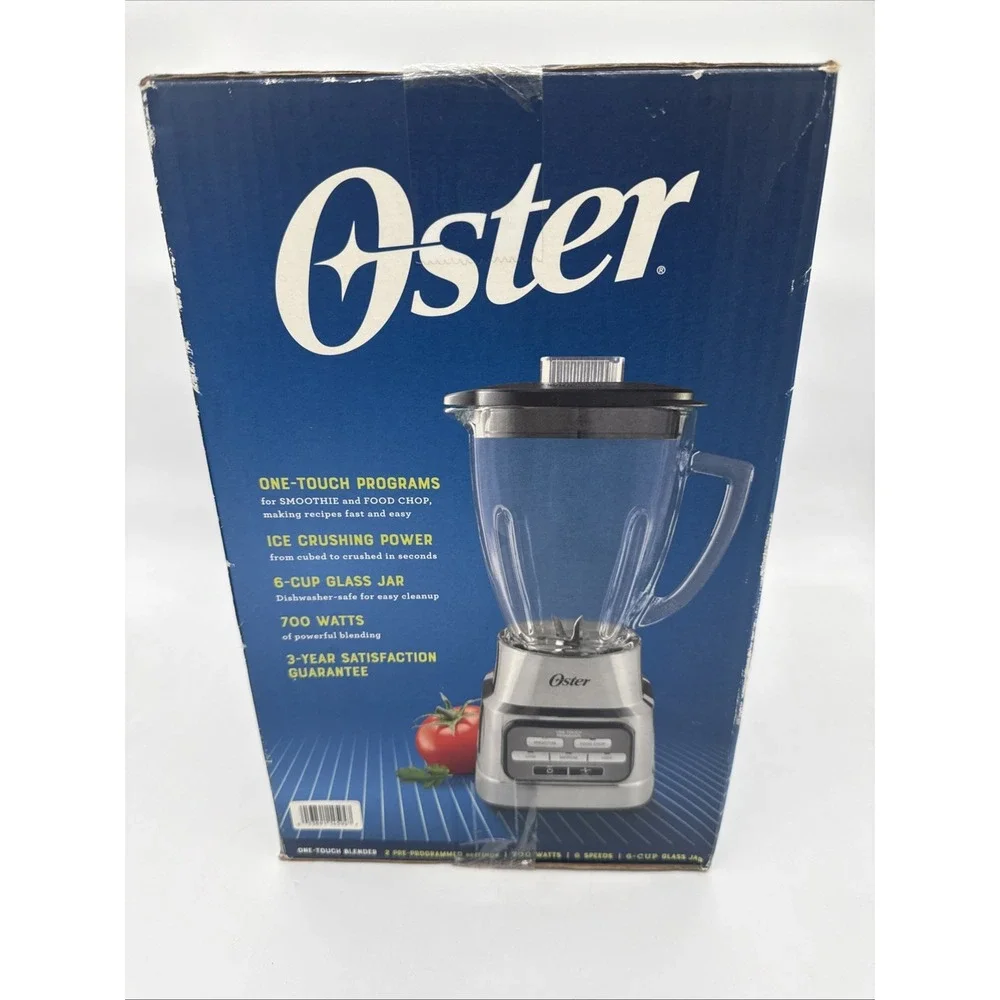 Oster ONE-TOUCH Blender w/ 2-AUTO PROGRAMS 8-CUP 6-SPEEDS (New Unopened)